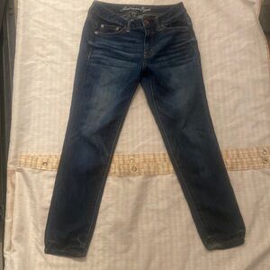 American eagle jeans slouchy size 0